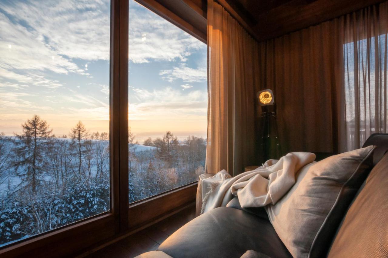 Koza U Woza Wypocznij W Gorach W Rytmie Slow Drewniany Dom Premium Z Widokiem Na Panorame Tatr Ecospa Strefa Fitness Zielona Farma Warsztaty (Adults Only) Szlembark Ngoại thất bức ảnh