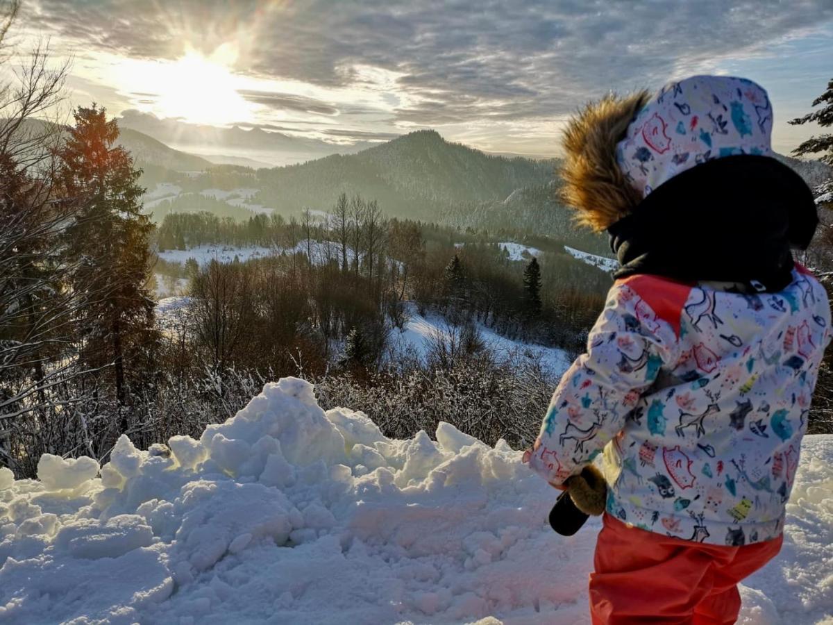 Koza U Woza Wypocznij W Gorach W Rytmie Slow Drewniany Dom Premium Z Widokiem Na Panorame Tatr Ecospa Strefa Fitness Zielona Farma Warsztaty (Adults Only) Szlembark Ngoại thất bức ảnh